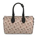 Leather Duffle Bag – Kettle Print | Handmade UK