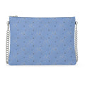 Leather Crossbody Bag with Chain – Botanical Print | Handmade UK