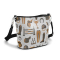 Penzance Leather Bucket Tote – Equestrian Print | Light Brown | Handmade UK