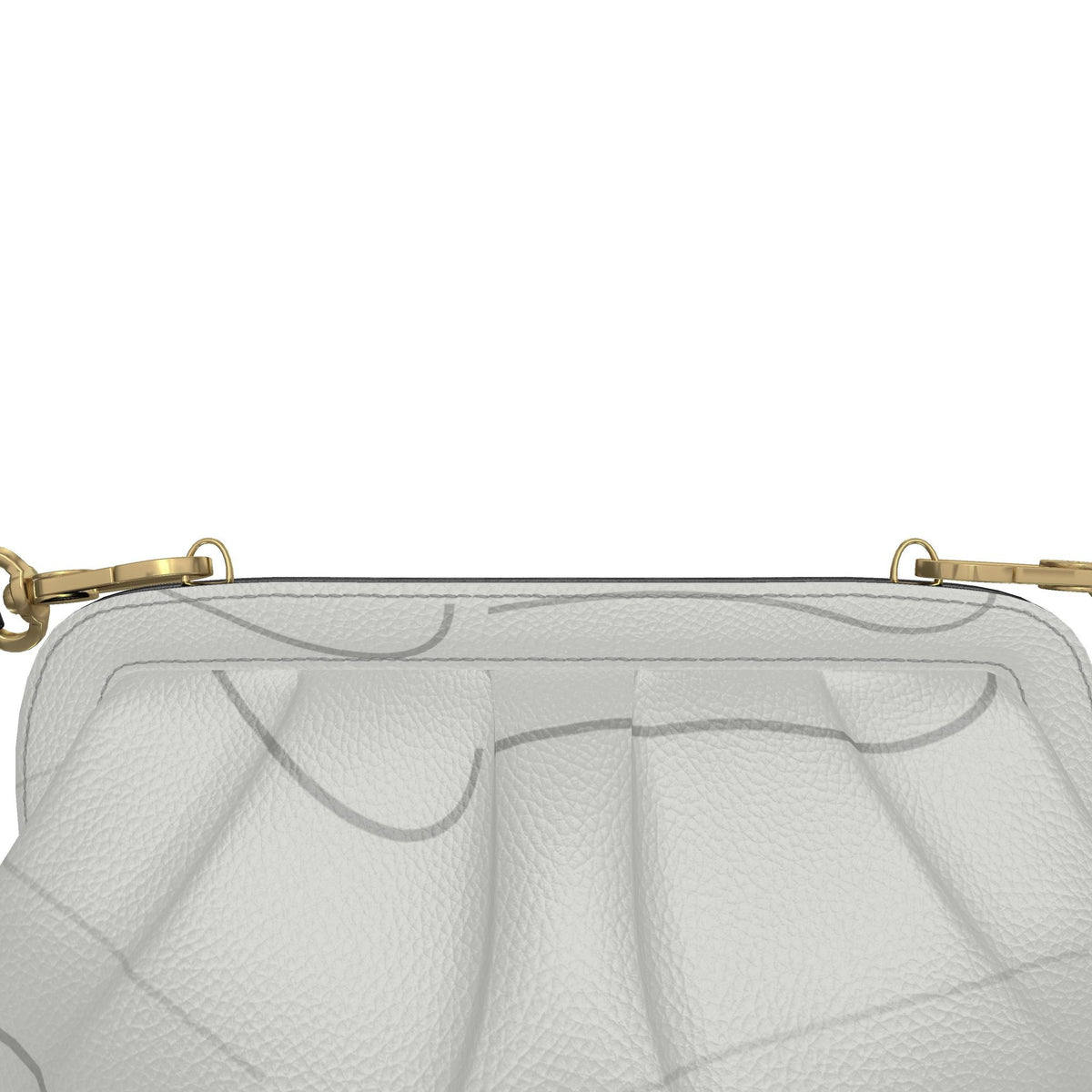 Pleated Soft Frame Bag