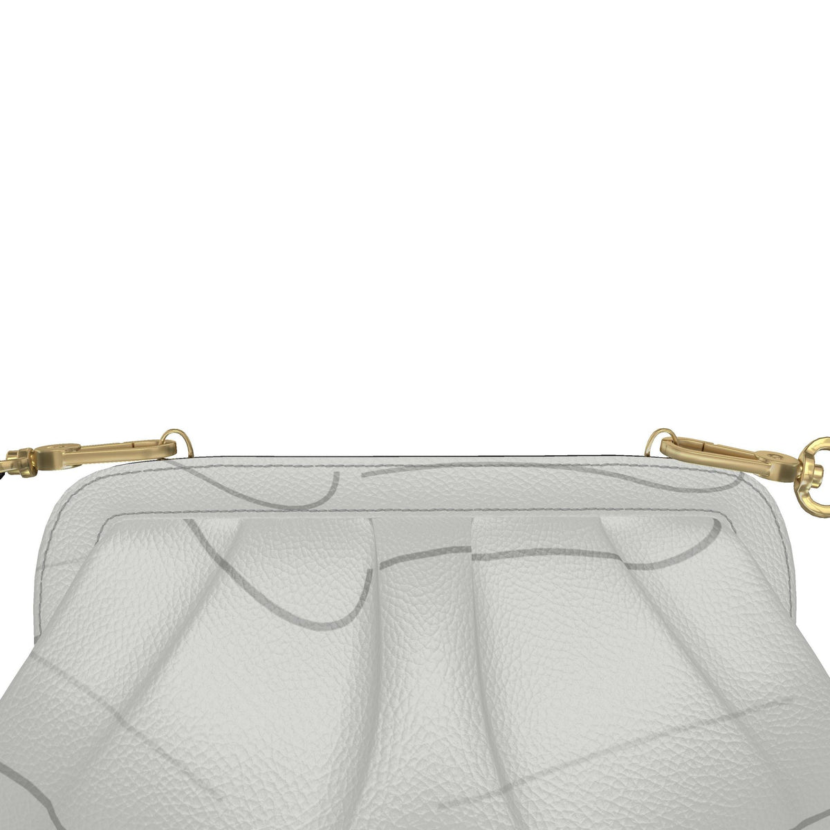 Pleated Soft Frame Bag
