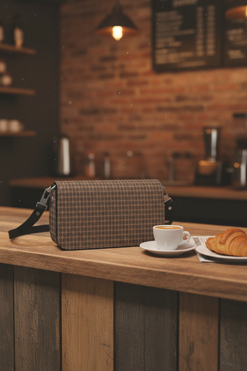 Coffee Bean Flap Box Café
